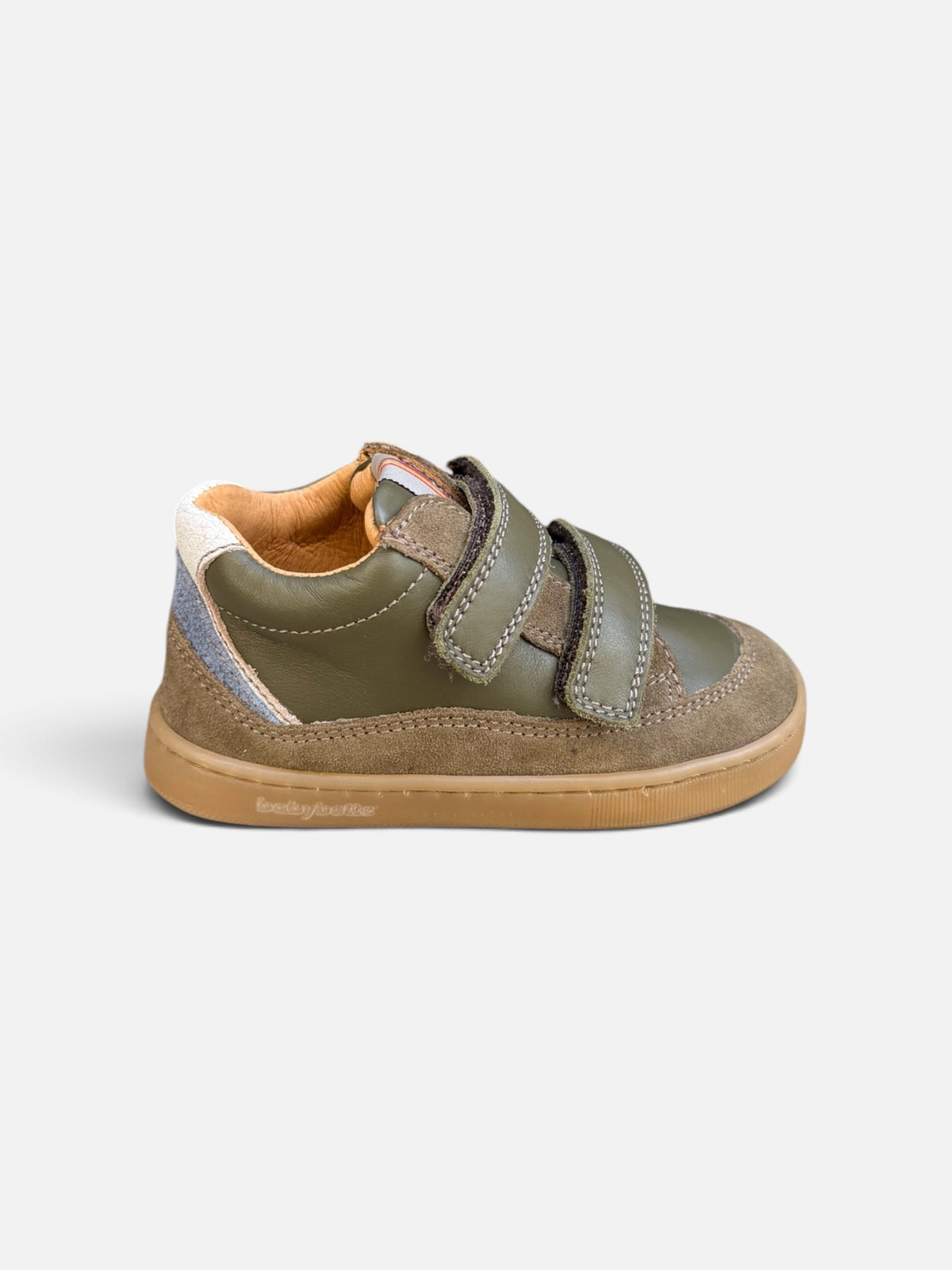 Baskets enfant Babybotte Fernand Scratch – Kaki