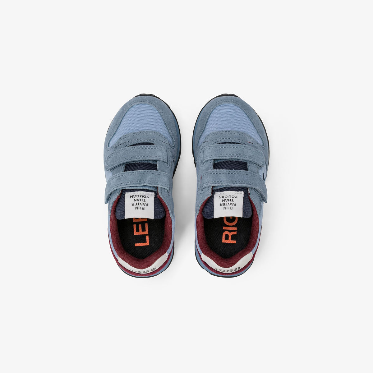 SUN68 – Baskets enfant bleu ciel & rouge