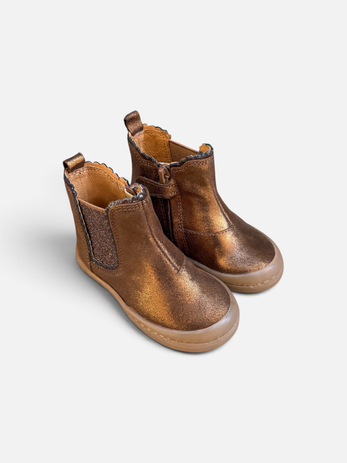 Bottines fille Babybotte Alissia – Cuivré