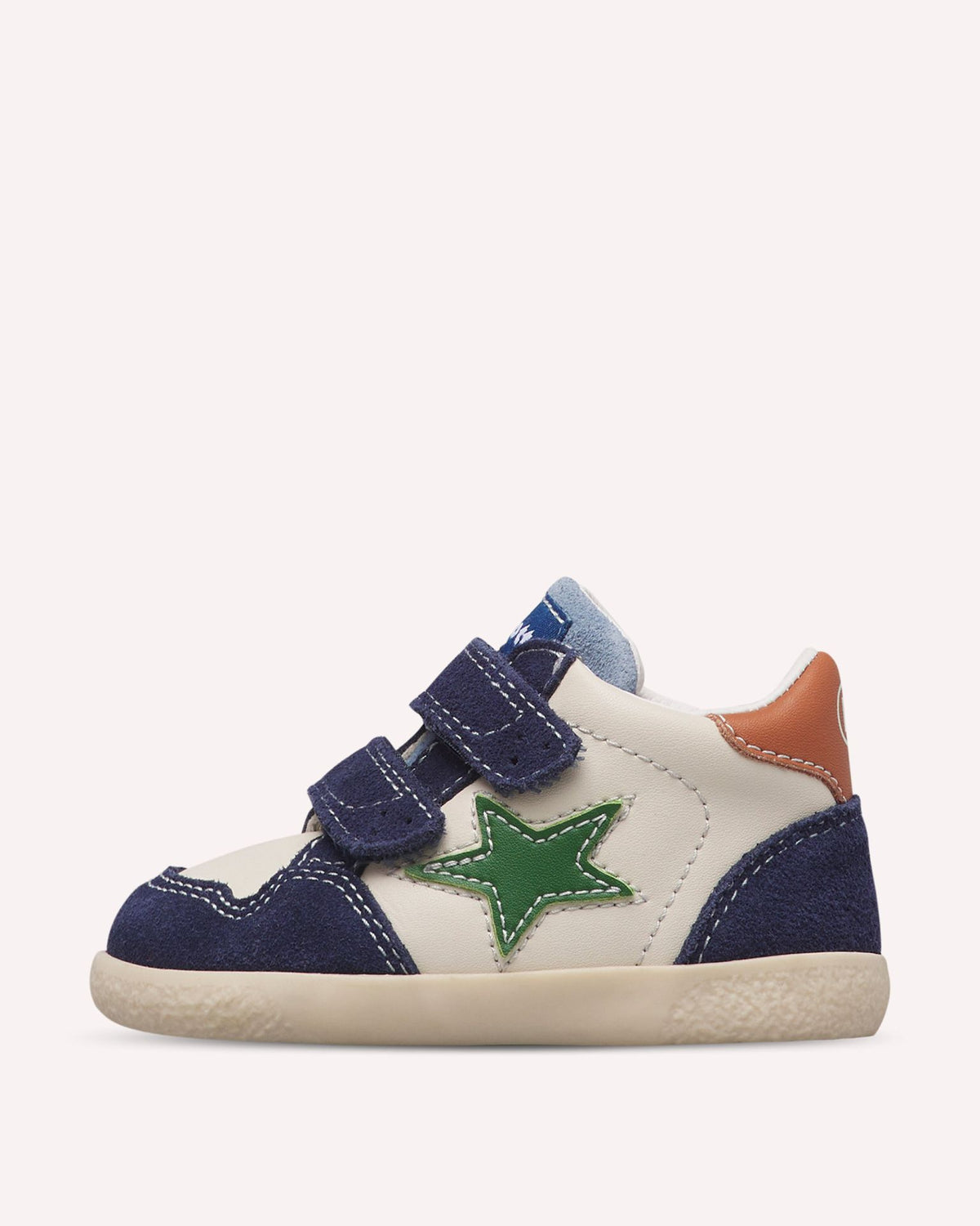 FALCOTTO – Baskets enfant Alnoite bleu marine & vert