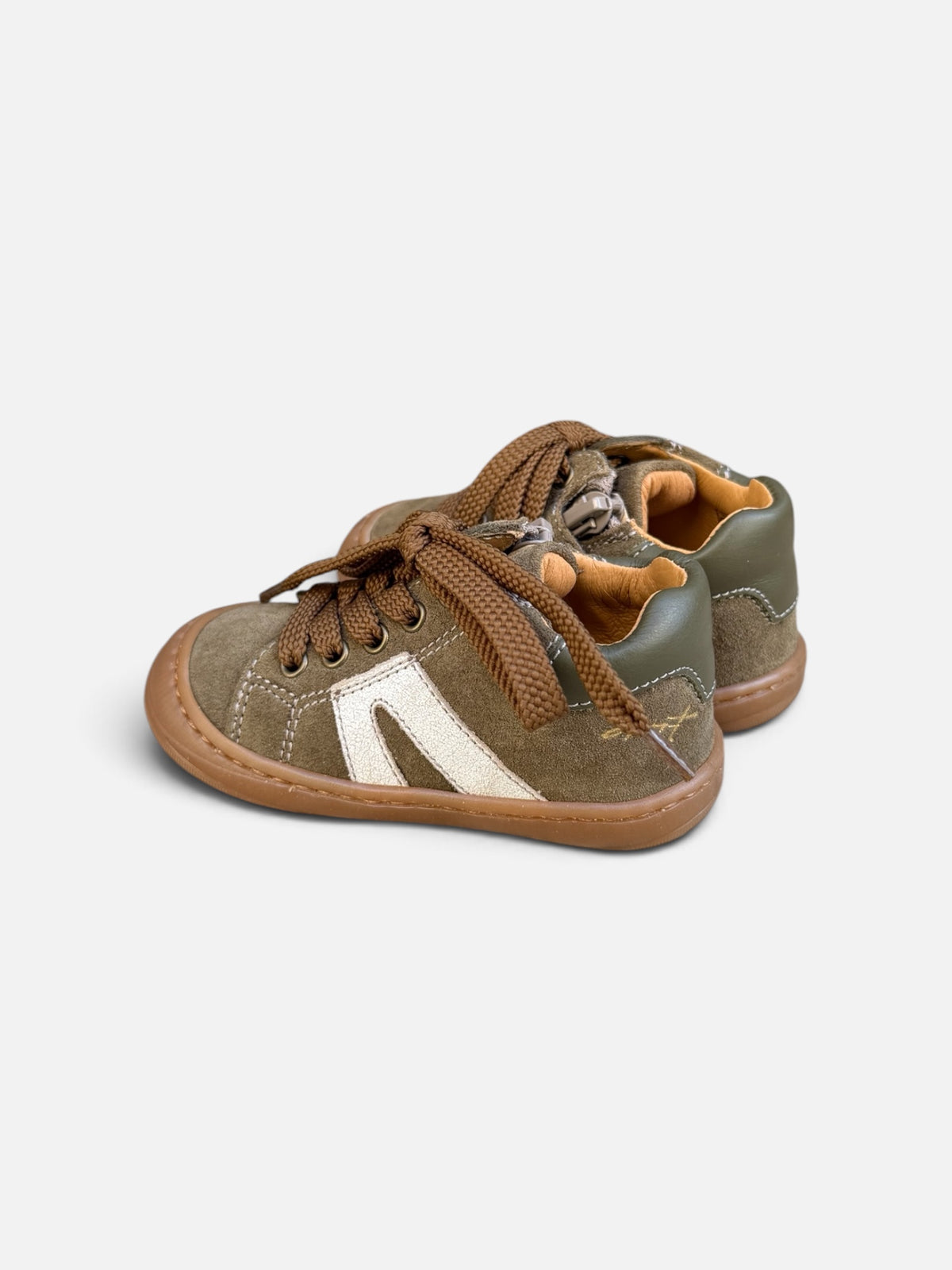 Chaussures premiers pas Babybotte Argo Zip – Kaki