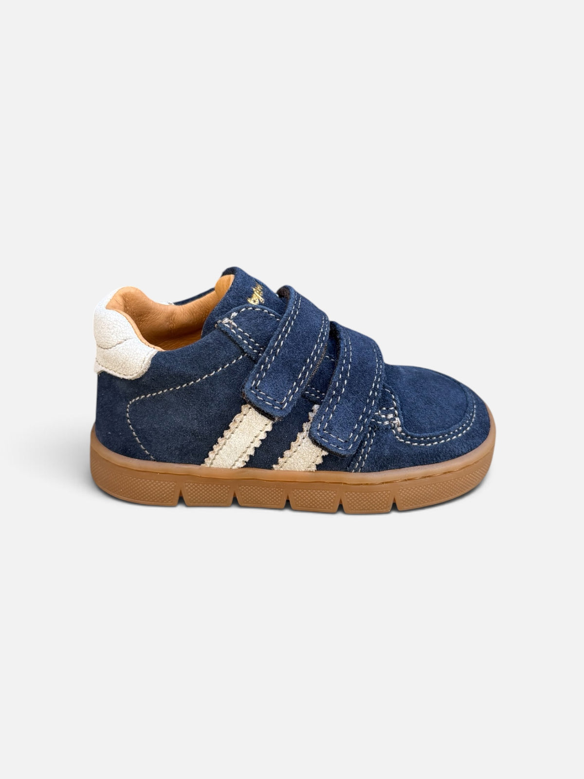 Baskets enfant Babybotte Farel Scratch – Bleu marine