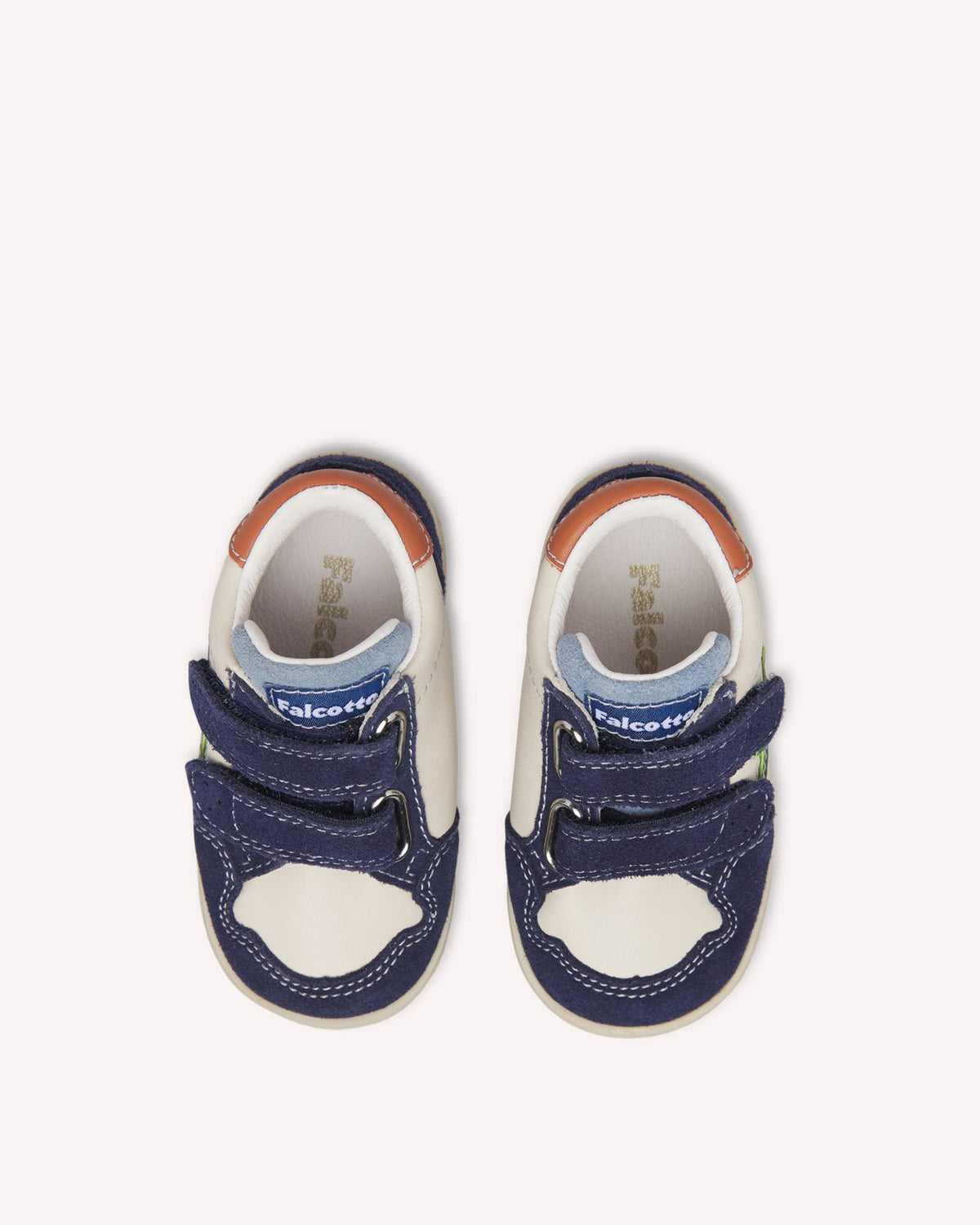 FALCOTTO – Baskets enfant Alnoite bleu marine & vert