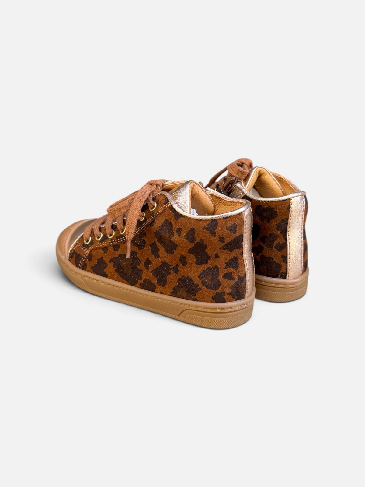 Baskets montantes fille Babybotte Arnica – Léopard