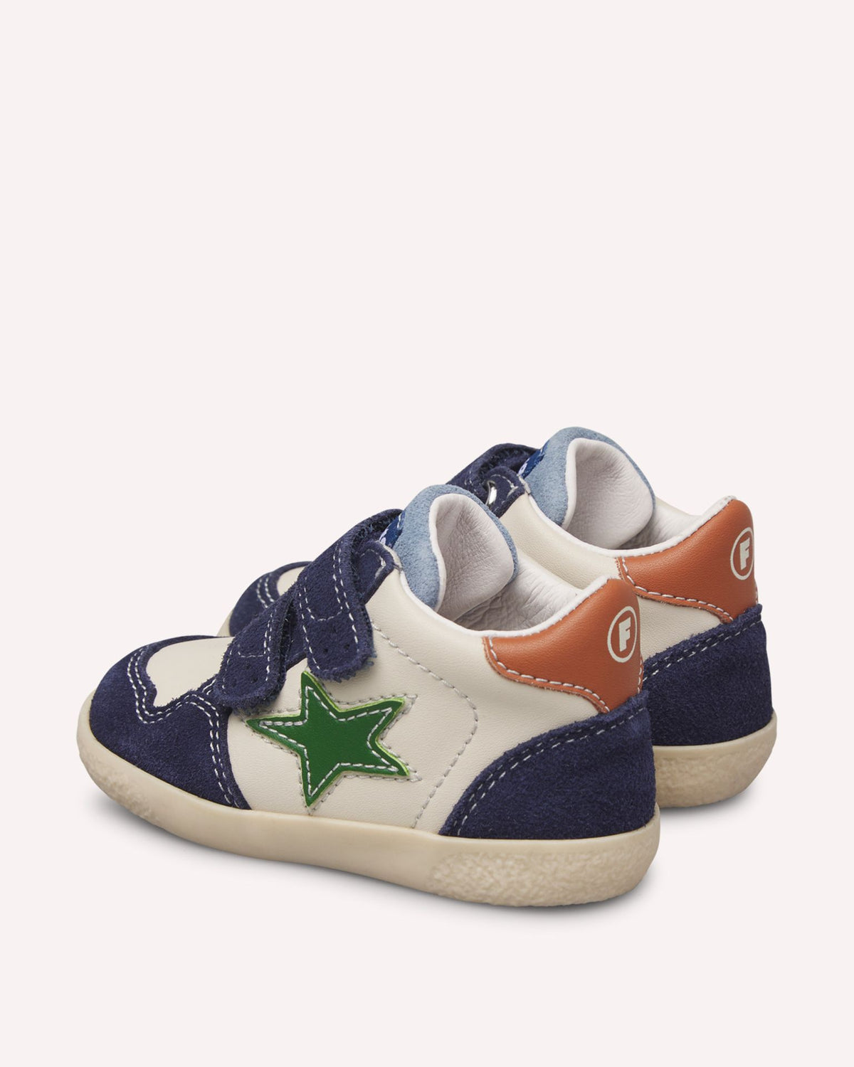 FALCOTTO – Baskets enfant Alnoite bleu marine & vert