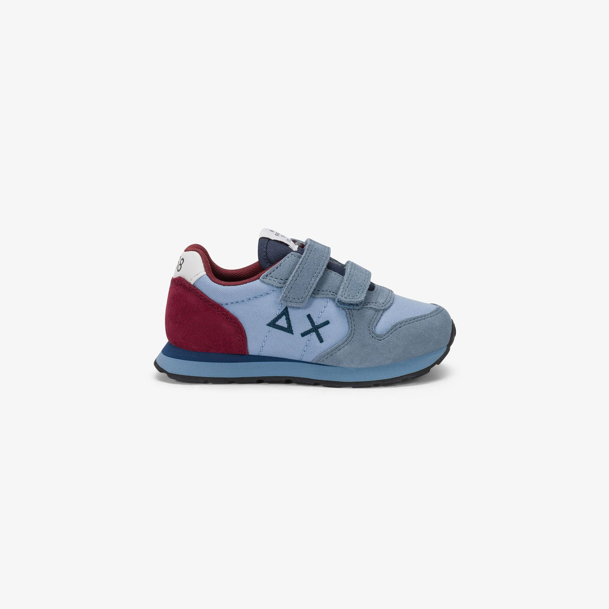 SUN68 – Baskets enfant bleu ciel & rouge