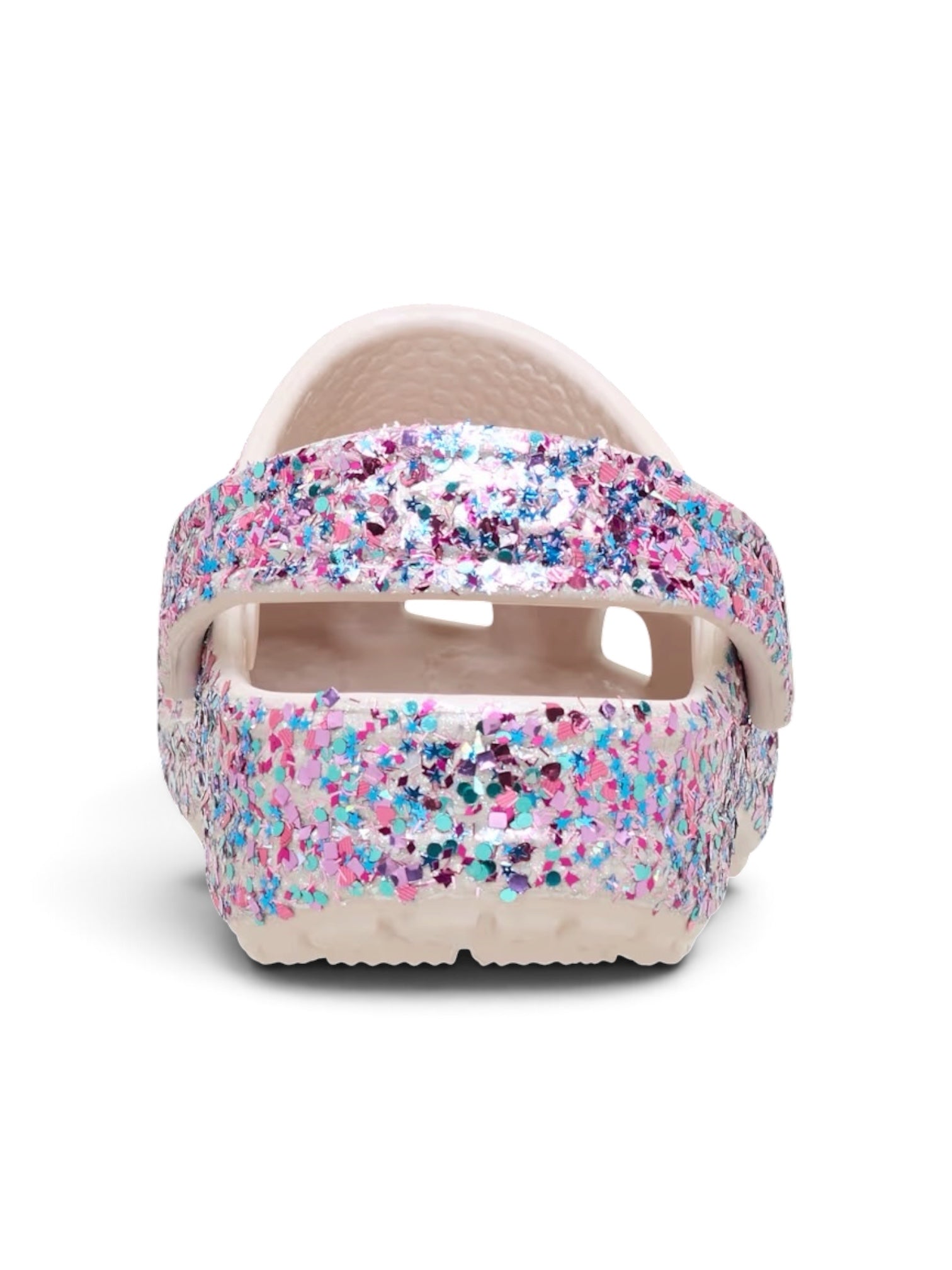 Crocs Classic Glitter Cocoa Cream