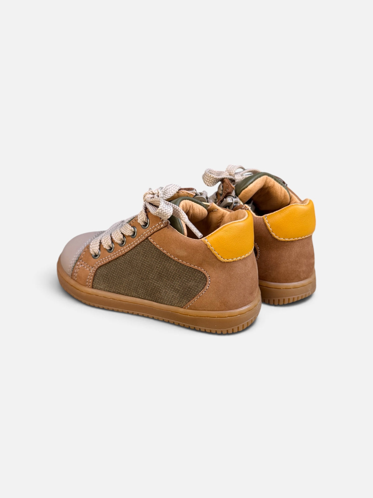 Baskets enfant Babybotte Frida – Camel & kaki