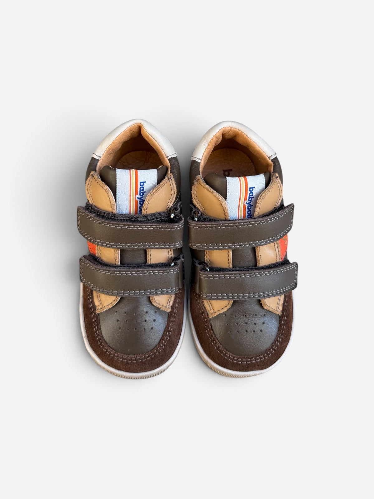 Baskets enfant Babybotte Formidable Scratch – Marron