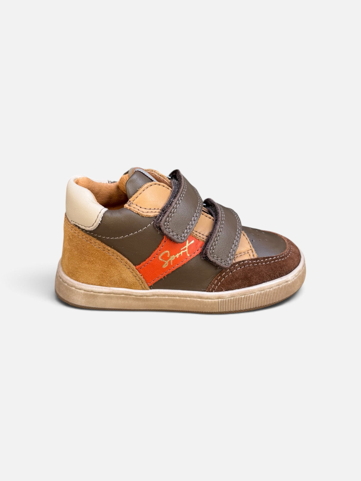 Baskets enfant Babybotte Formidable Scratch – Marron