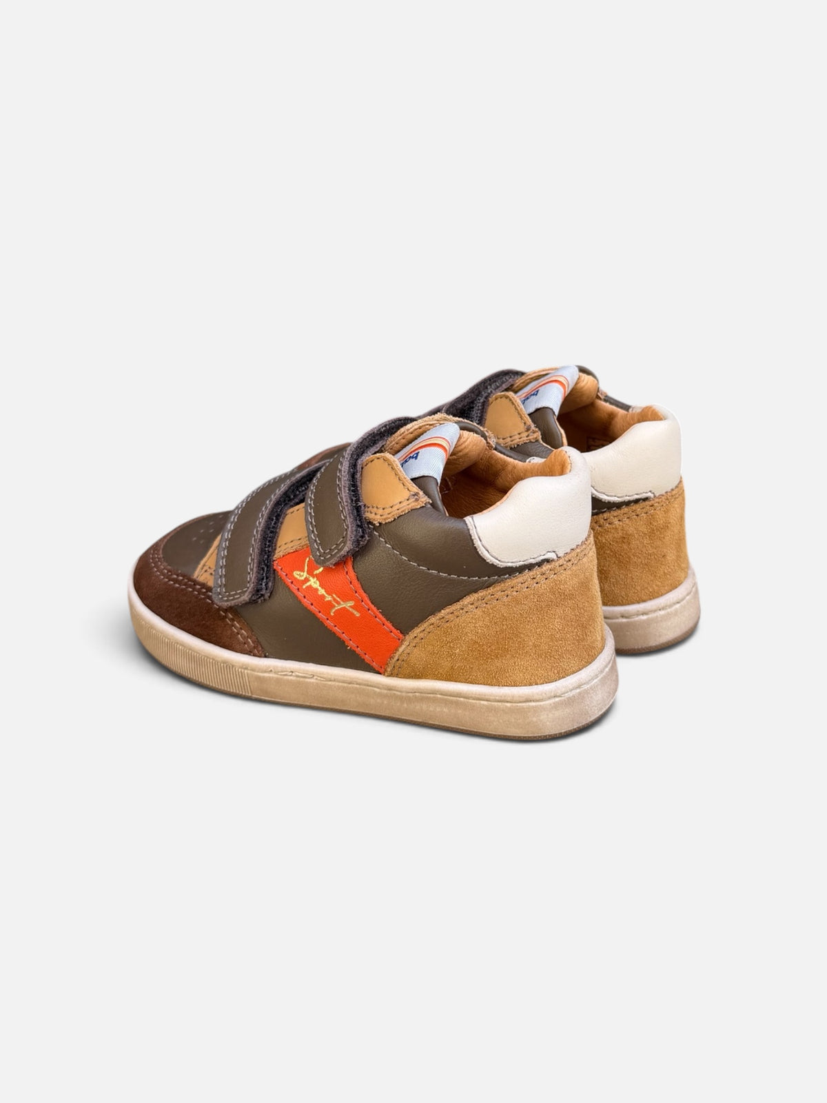 Baskets enfant Babybotte Formidable Scratch – Marron