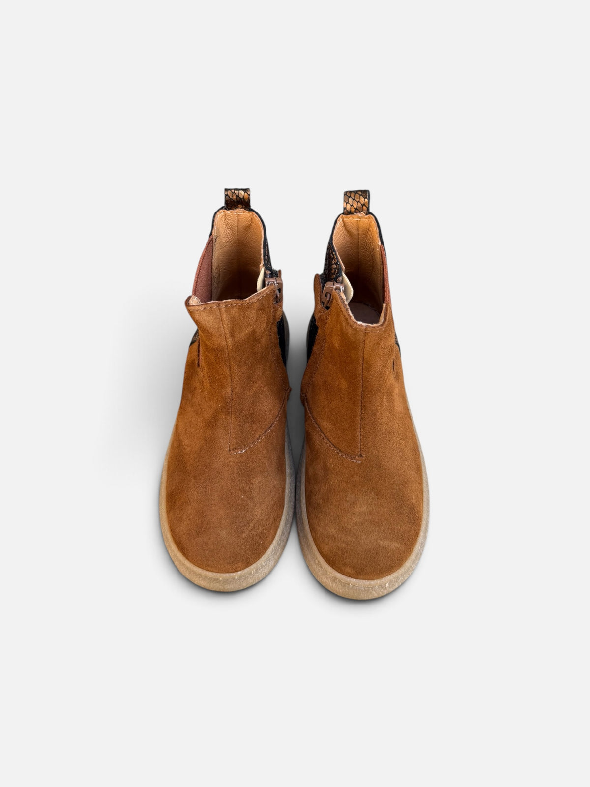 Bottines enfant Babybotte Kalmia Boo – Cognac