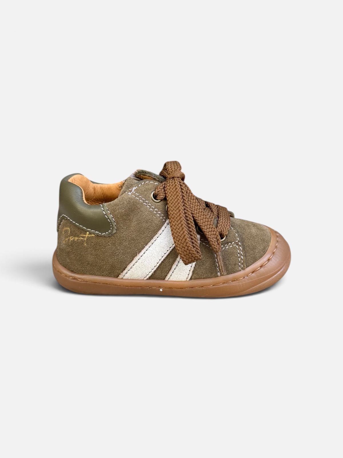 Chaussures premiers pas Babybotte Argo Zip – Kaki