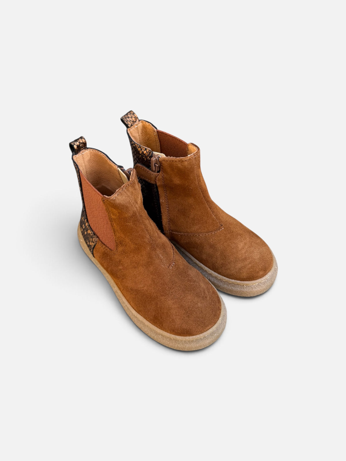 Bottines enfant Babybotte Kalmia Boo – Cognac