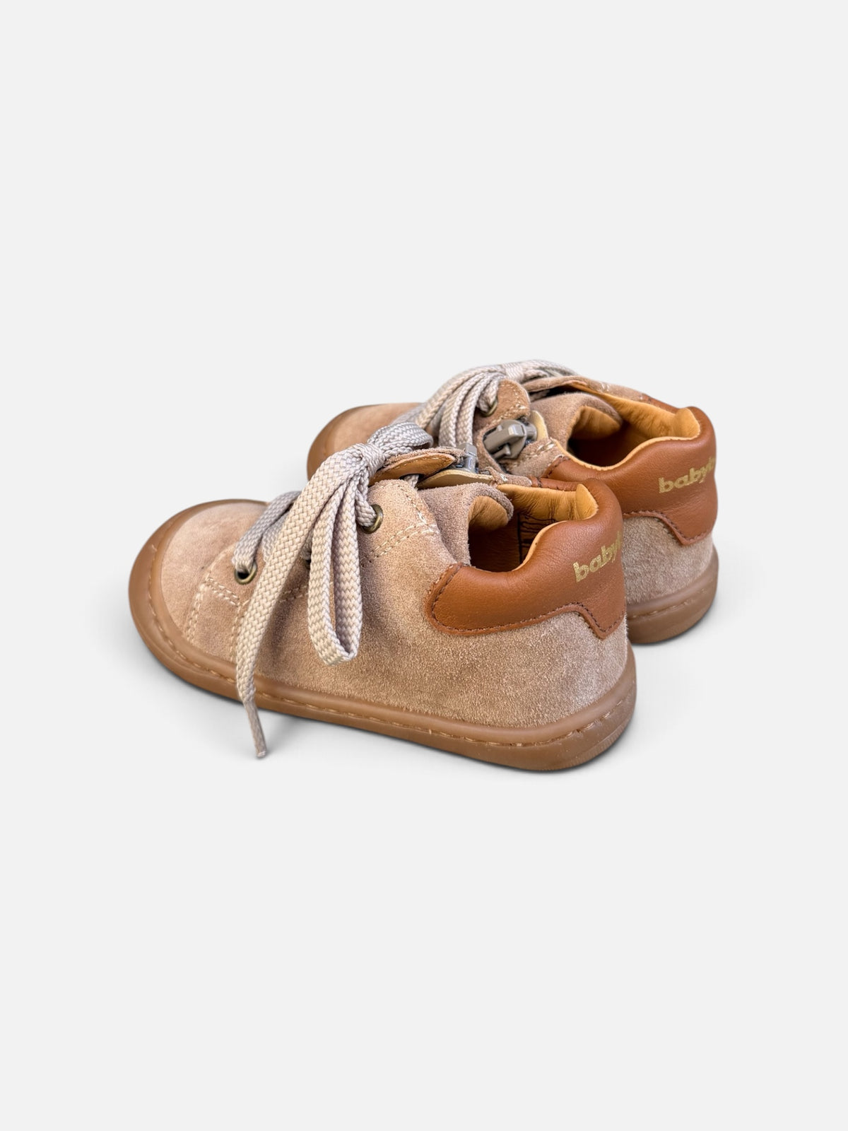Chaussures premiers pas Babybotte Argo Zip – Taupe