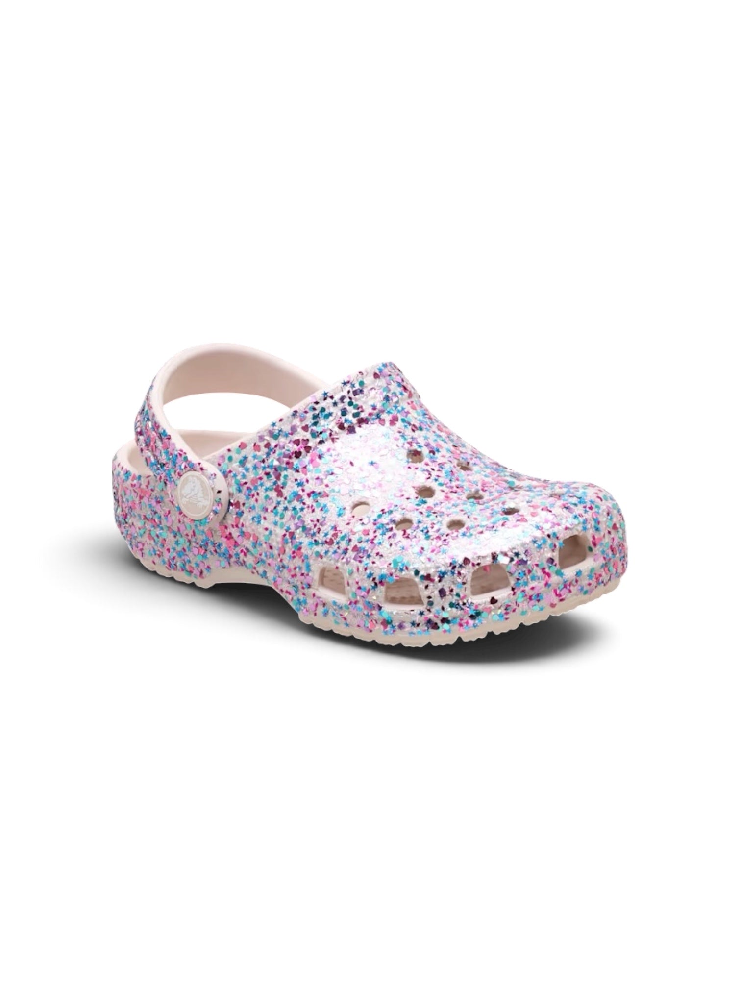 Crocs Classic Glitter Cocoa Cream