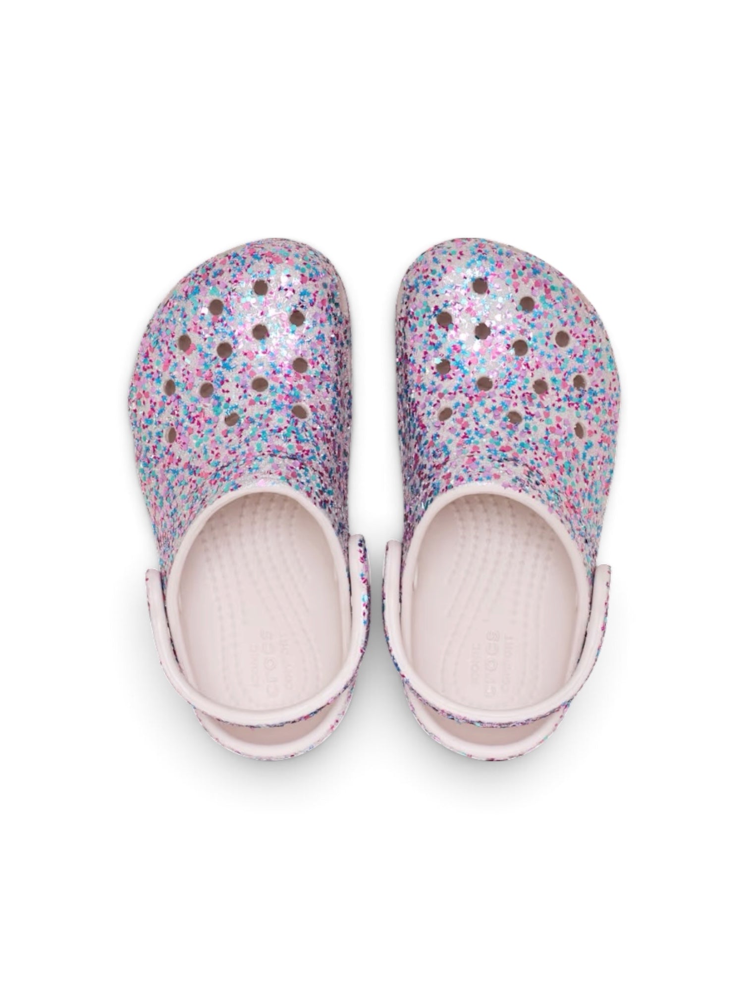 Crocs Classic Glitter Cocoa Cream