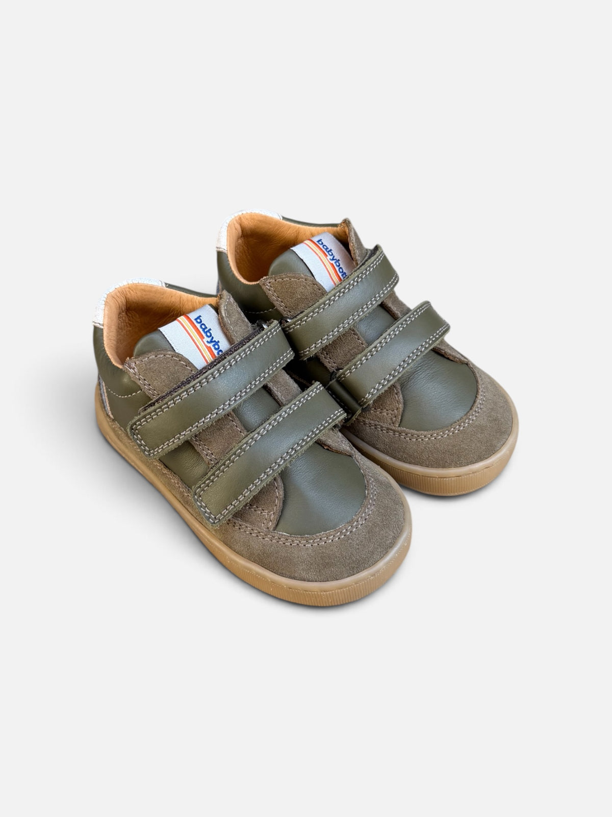 Baskets enfant Babybotte Fernand Scratch – Kaki