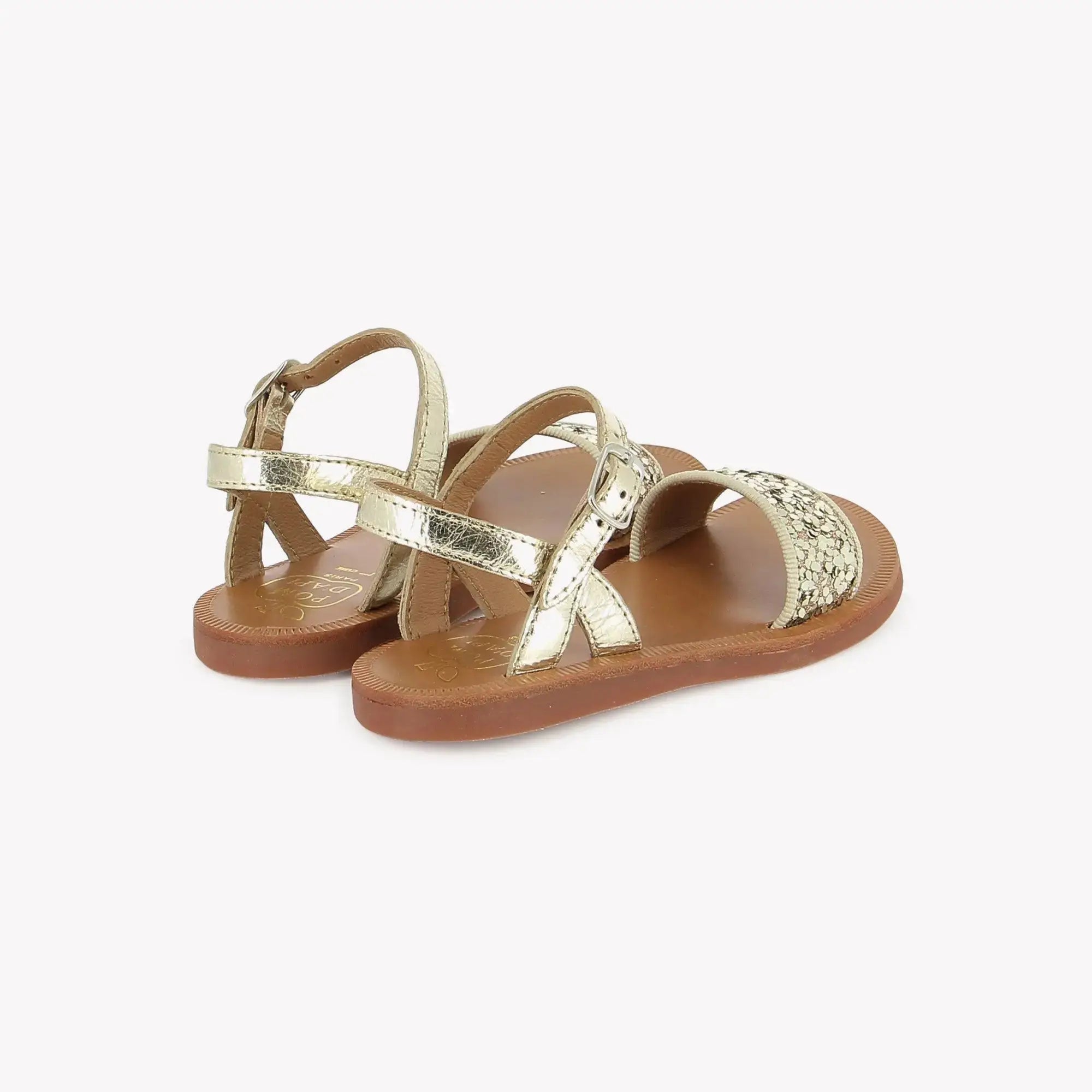 Pom D’Api Plagette Buckle Tao Platine