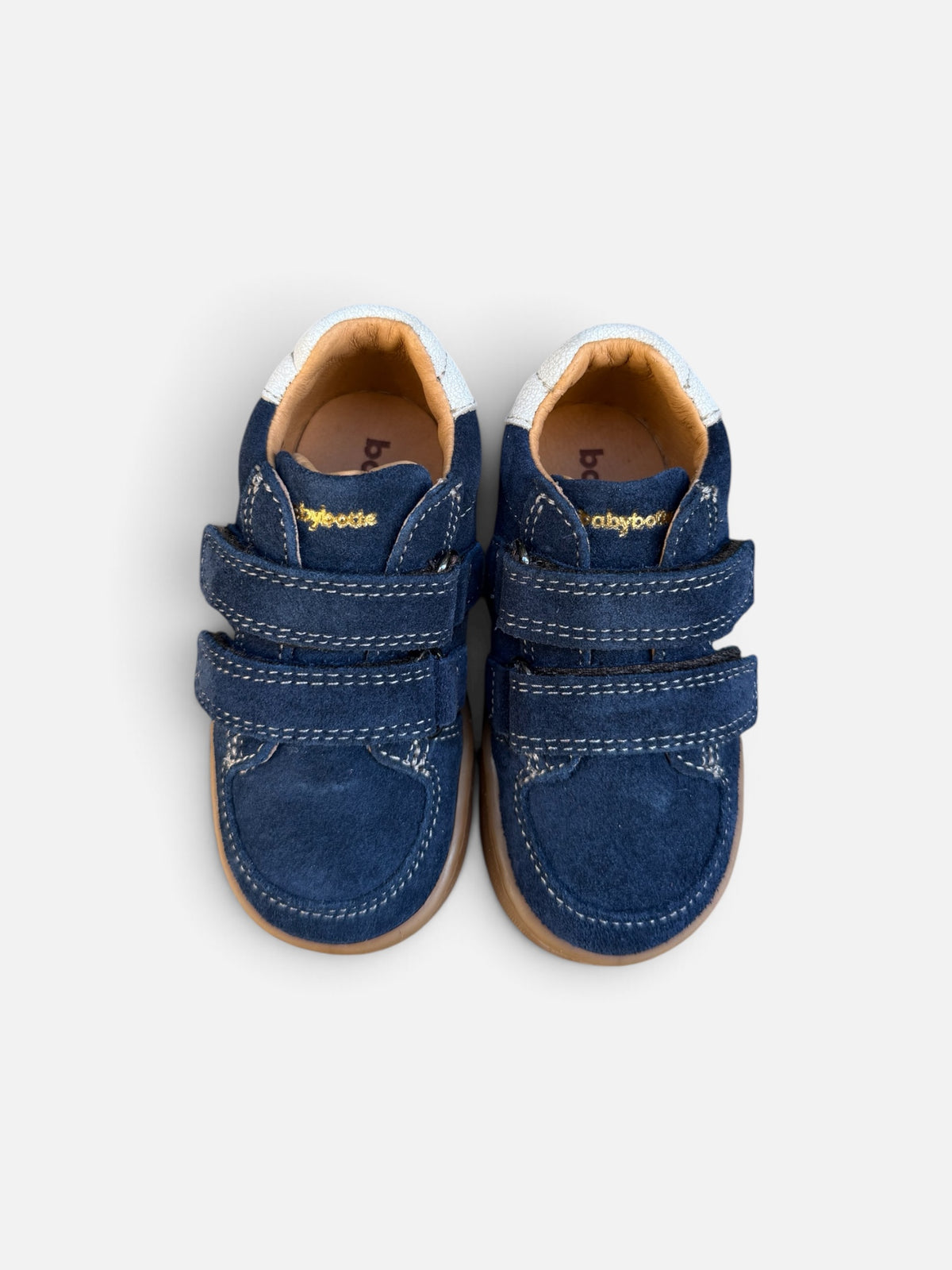Baskets enfant Babybotte Farel Scratch – Bleu marine