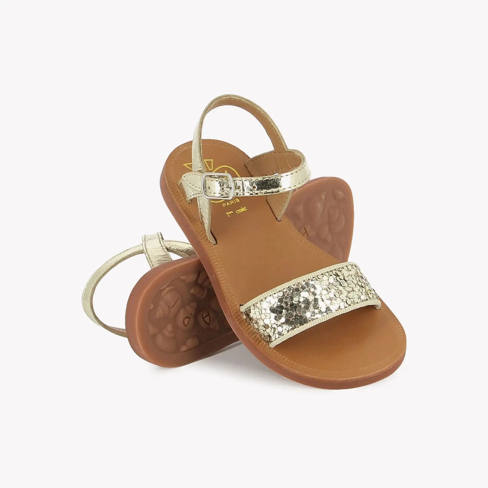 Pom D’Api Plagette Buckle Tao Platine