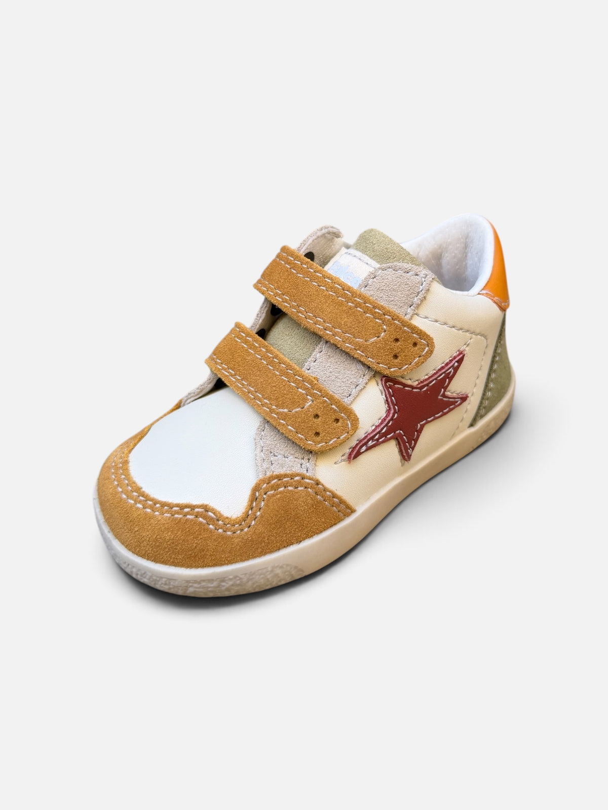 FALCOTTO – Baskets enfant Alnoite moutarde