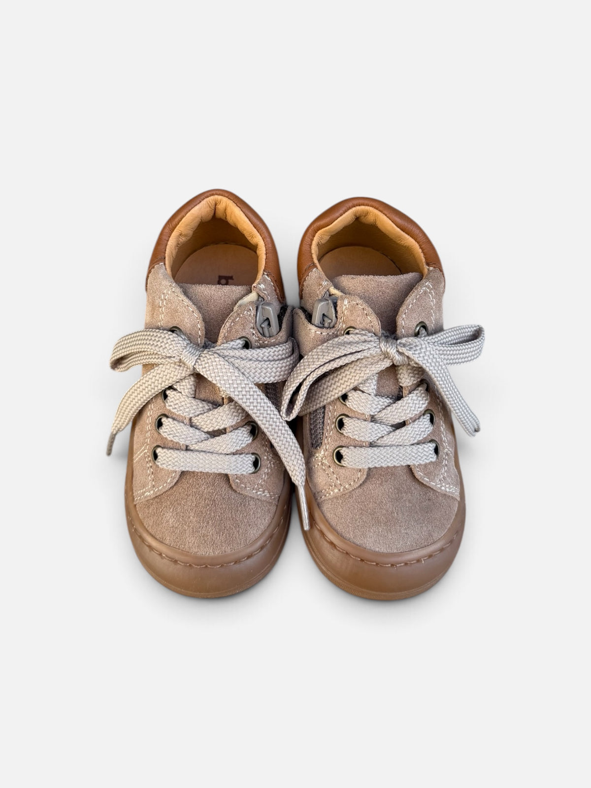 Chaussures premiers pas Babybotte Argo Zip – Taupe