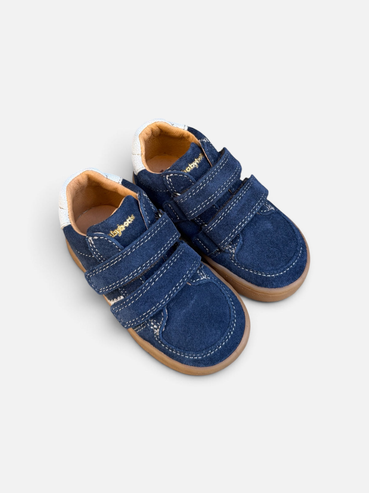 Baskets enfant Babybotte Farel Scratch – Bleu marine