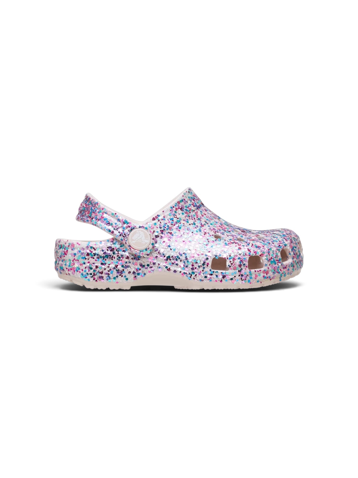 Crocs Classic Glitter Cocoa Cream