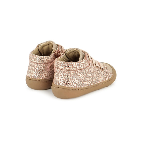 Shoo Pom Plum Lace Laminato Print Nude