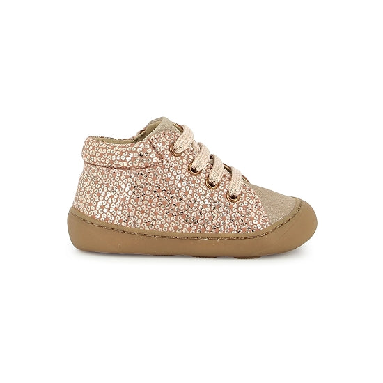 Shoo Pom Plum Lace Laminato Print Nude