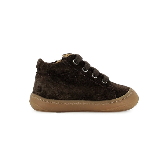 Shoo Pom Tom Zip Lace Velours Truffe