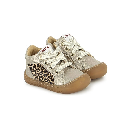 Pom D’Api Yaka Walk Lam Mini Leo Metal Grey