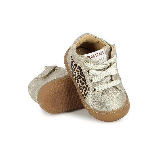 Pom D’Api Yaka Walk Lam Mini Leo Metal Grey