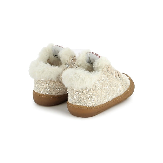 Pom D’Api Yaka Walk Fur Sequin Créma