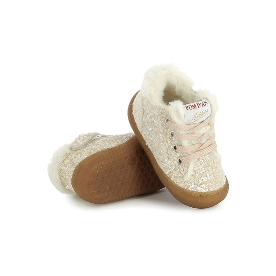 Pom D’Api Yaka Walk Fur Sequin Créma