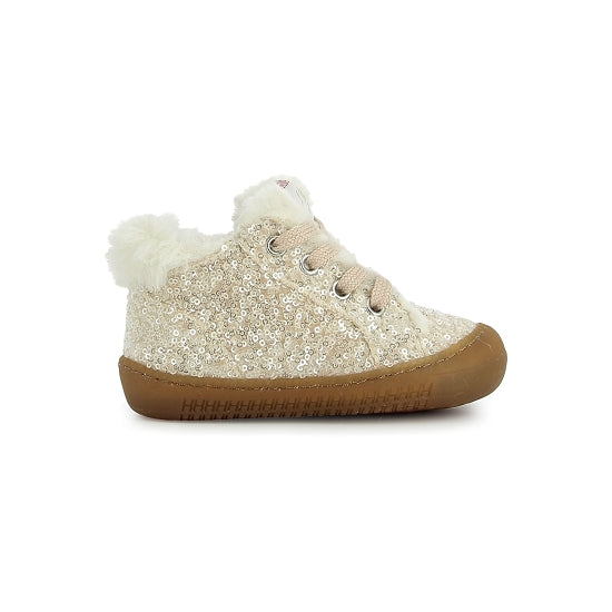 Pom D’Api Yaka Walk Fur Sequin Créma